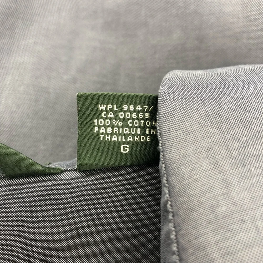 Eddie Bauer Gray Dress Shirt, Size L - Picture 6 of 6